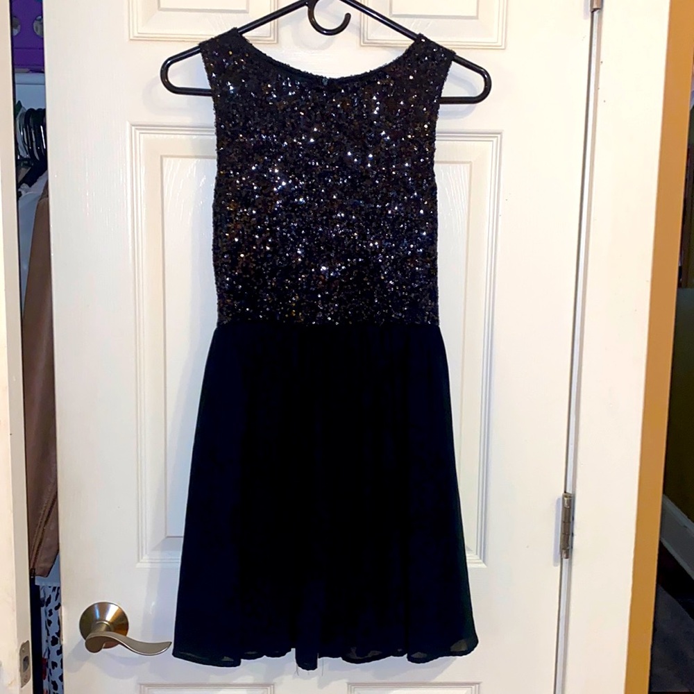 Sparkly Little Black Dress!